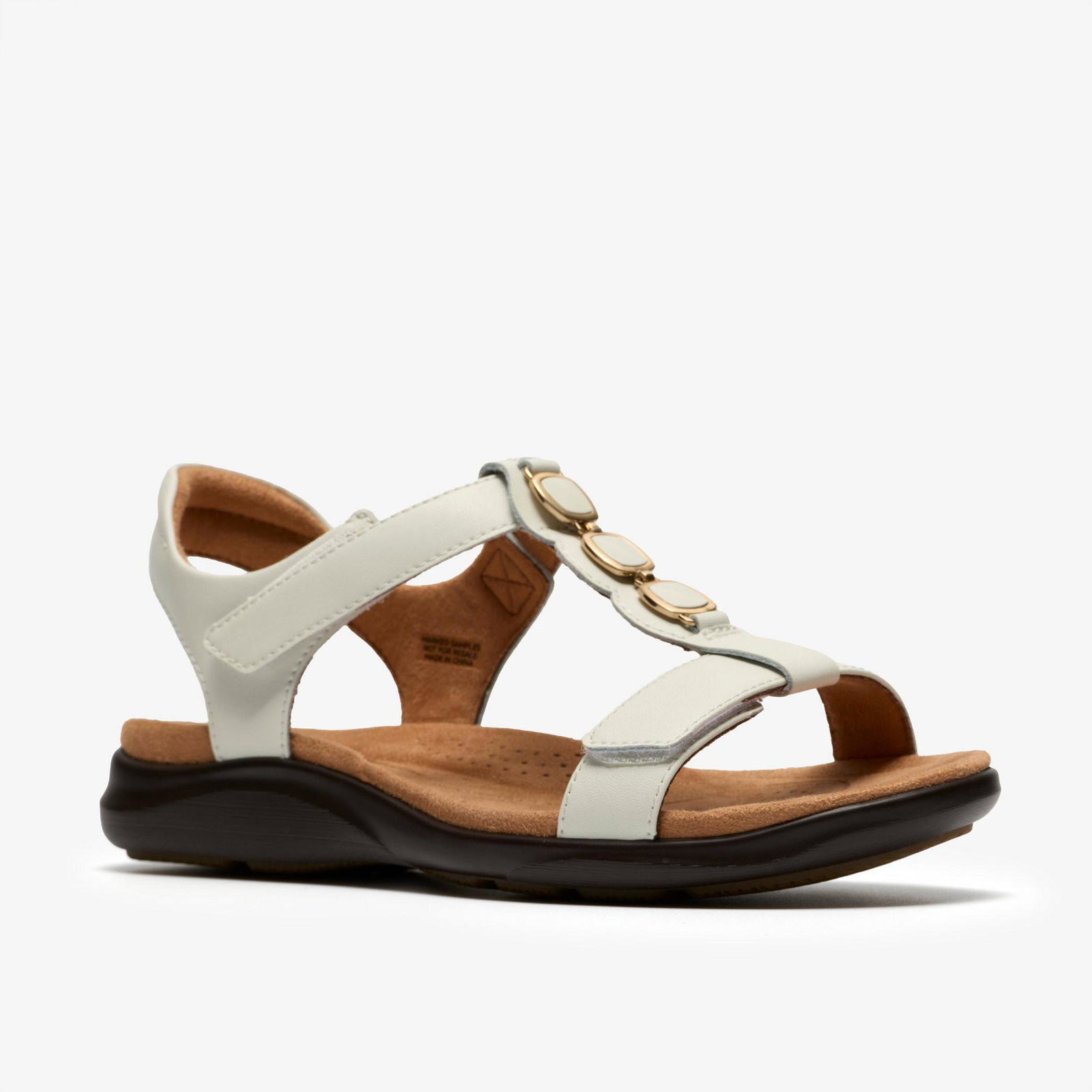 Shop Kitly Gem White Leather