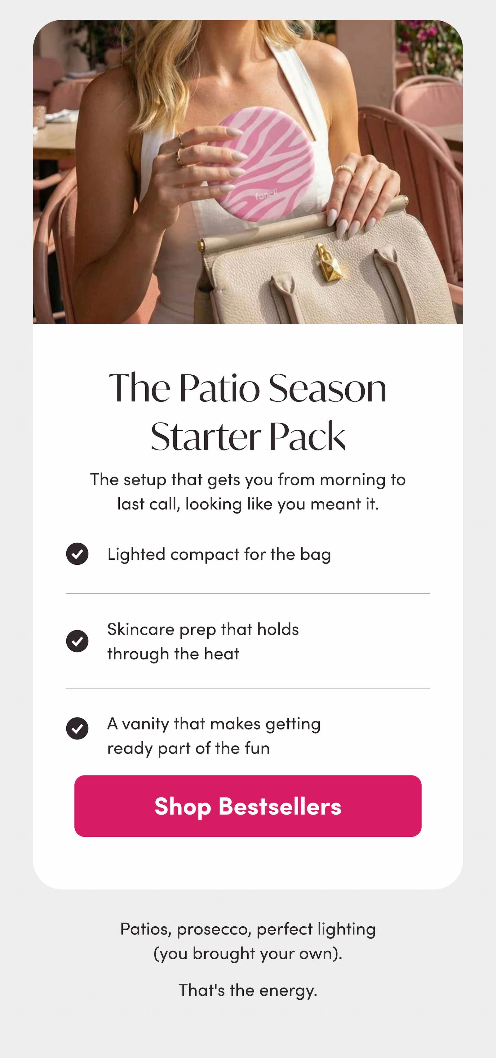 The patio season starter pack