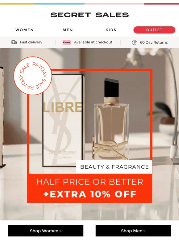 Beauty & Fragrance Payday Sale