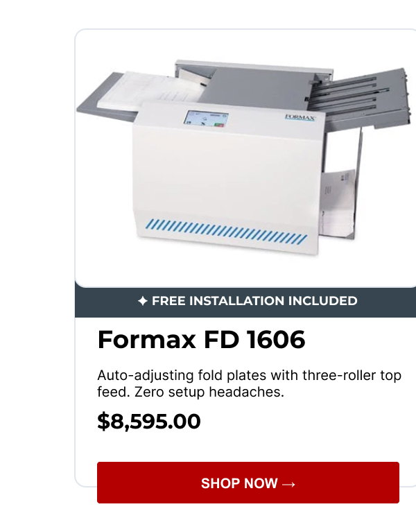 Formax FD 1606 