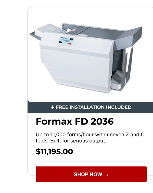 Formax FD 2036 