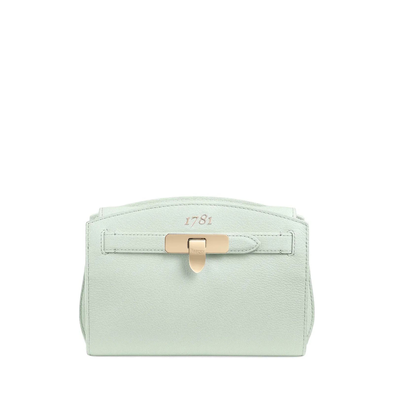 Image of 1781 POCHETTE HANDBAG IN PEBBLE GRAIN LEATHER - MINT GREEN
