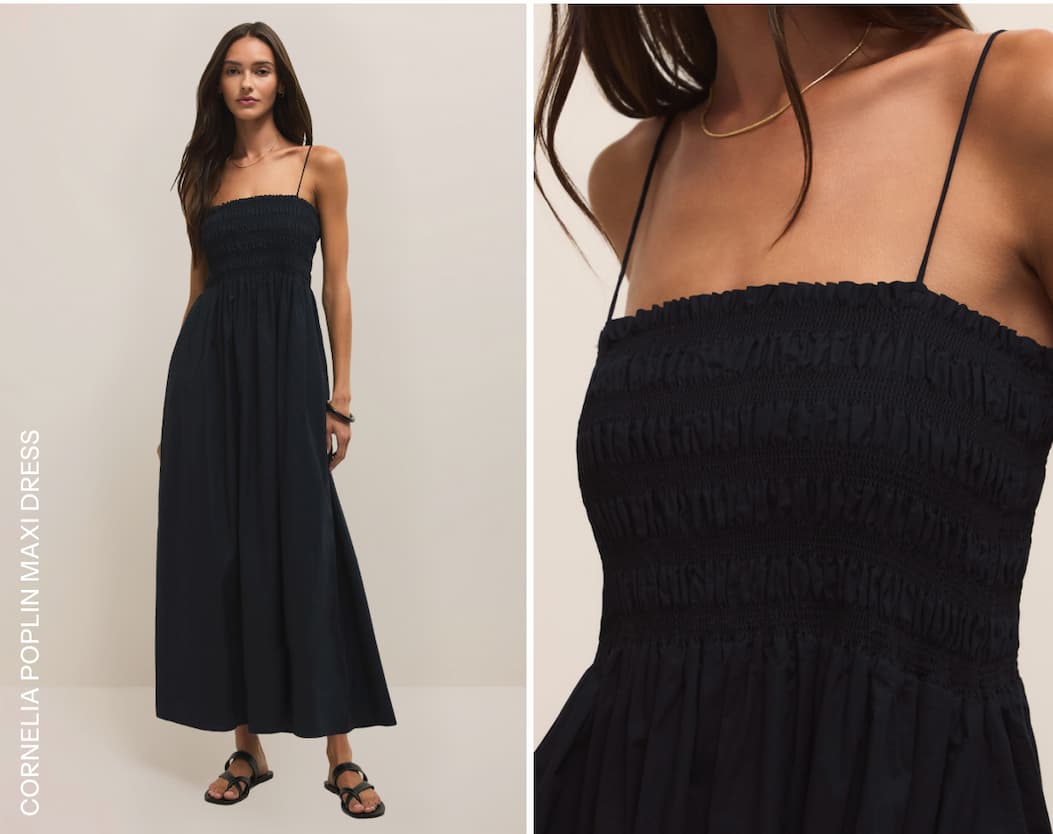 Shop Cornelia Poplin Maxi Dress