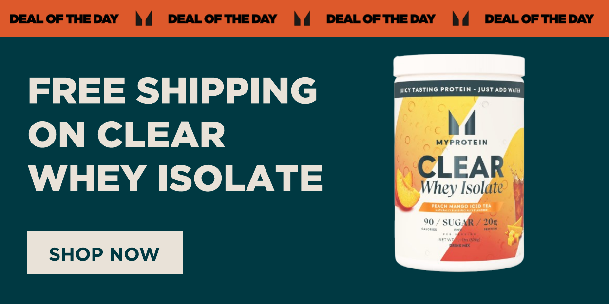 Free shipping on Clear Whey Isolate