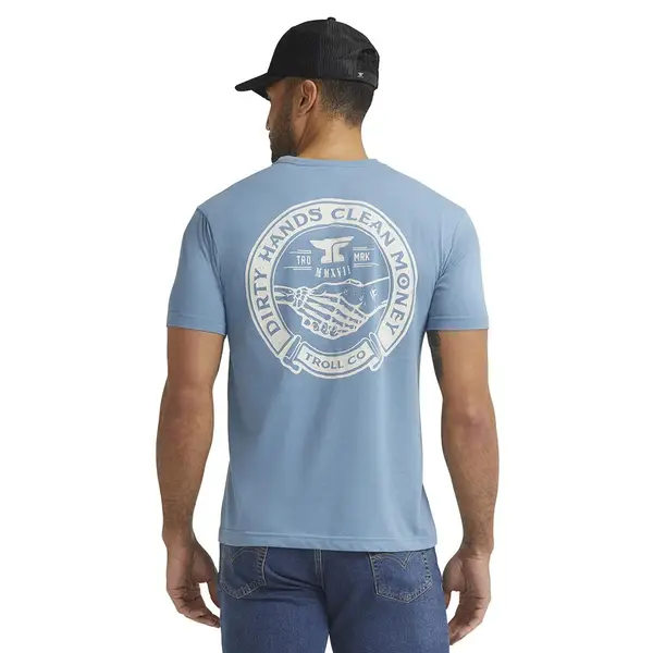 Light blue graphic tee