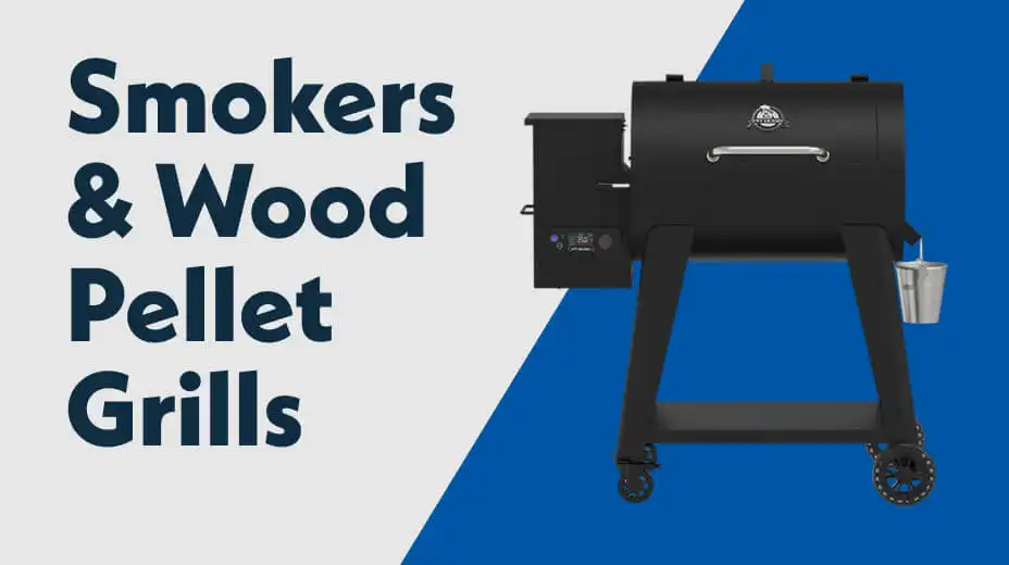 Image of smokers and wood pellet grills