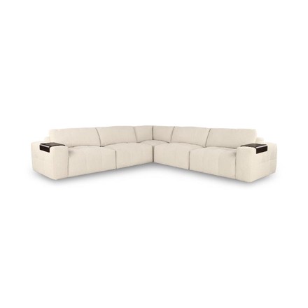 Monza Oyster White 5‑Piece Modular Sectional