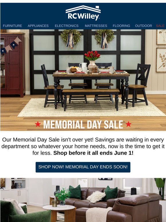 Last Chance! Our Memorial Day Sale Is Almost Over
