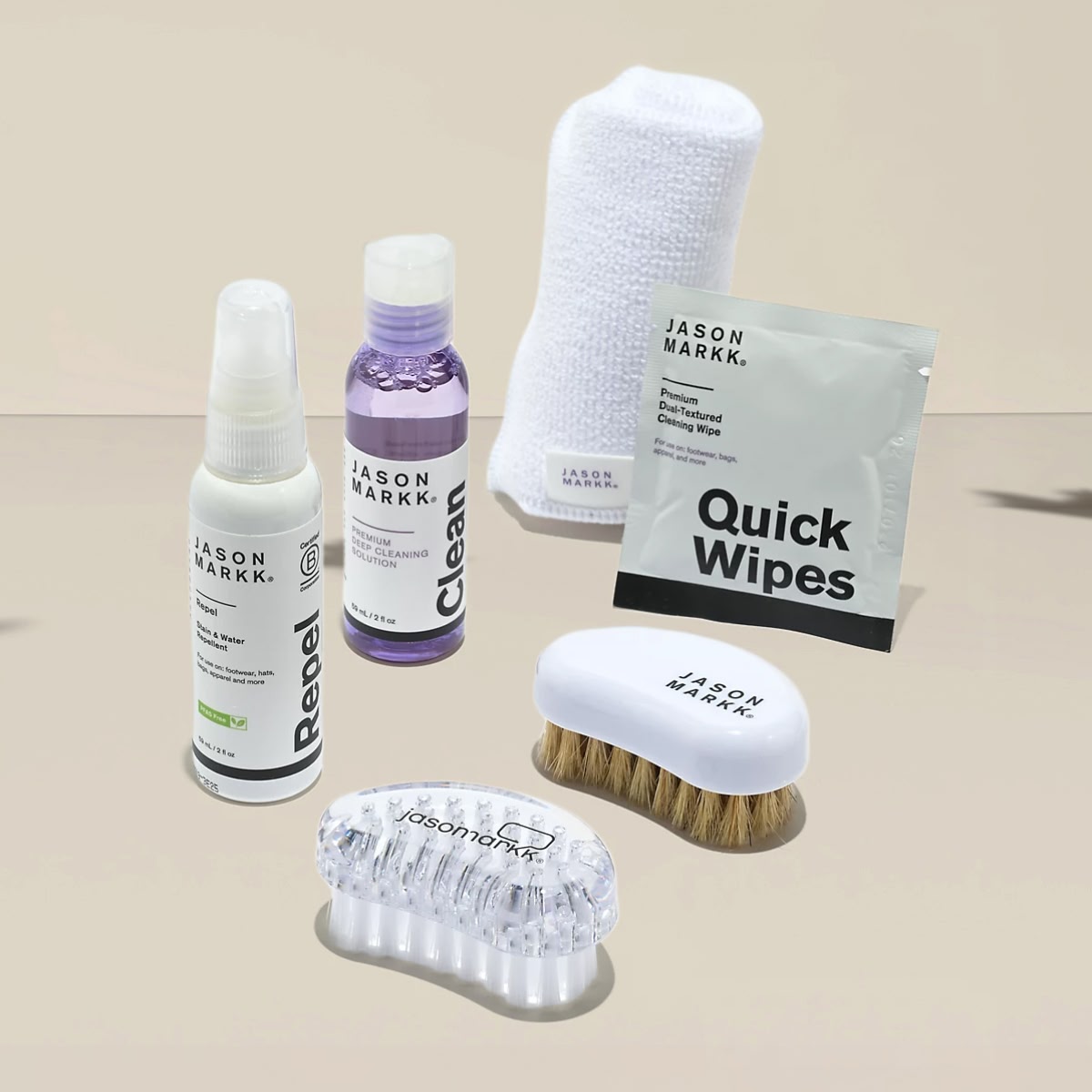 Shop shoe accessories, including Jason Markk cleaning kits