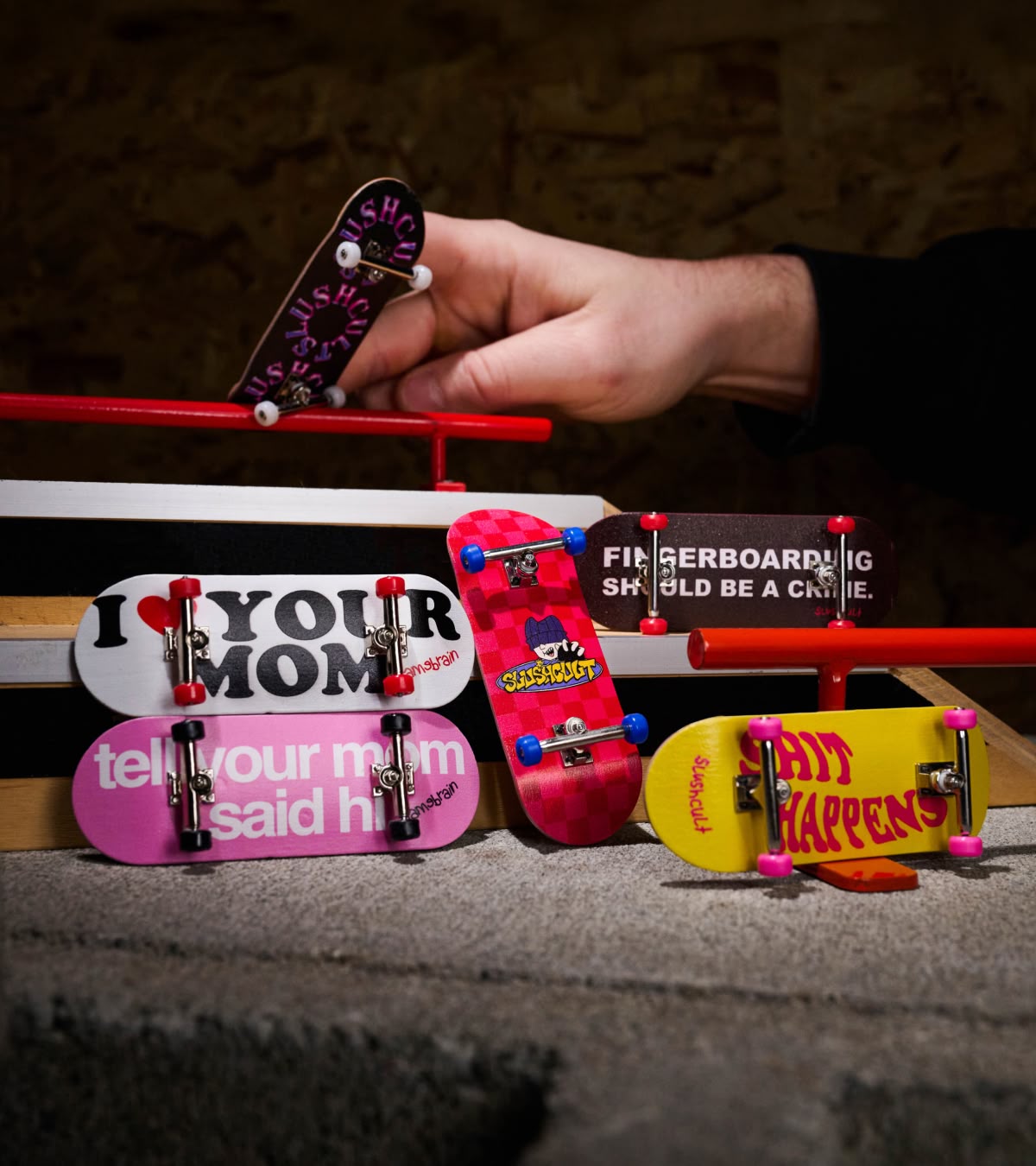 Shop toys, games and more, including fingerboards from Slushcult