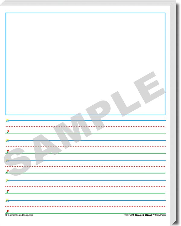 Image of Smart Start 1-2 Story Paper: 100 Sheets