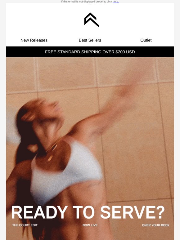 —, are you ready to serve?
