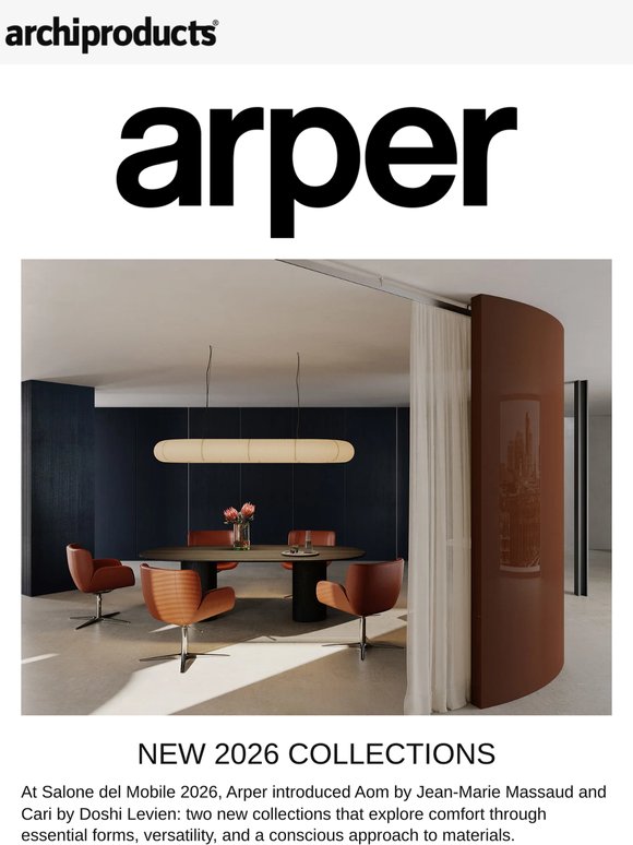 Redefining Beauty: New Arper 2026 Collections for Indoor and Outdoor