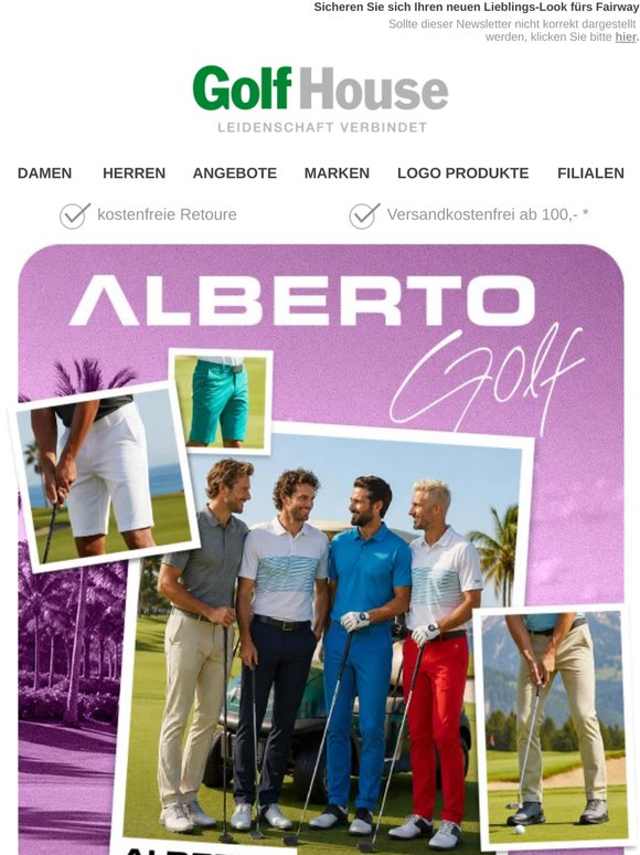 Entdecken Sie die ALBERTO Golf-Hosentrends 2026