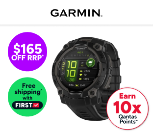 Garmin Instinct 3 AMOLED Smart Sports Watch (Black with Black Band, 45mm) Product Image