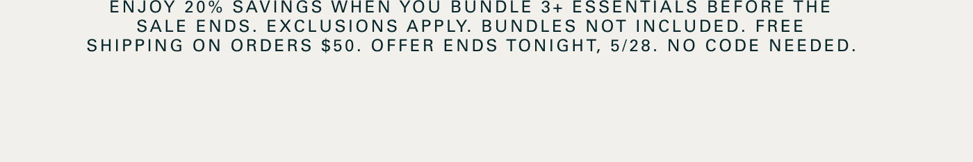 Sale ends tonight