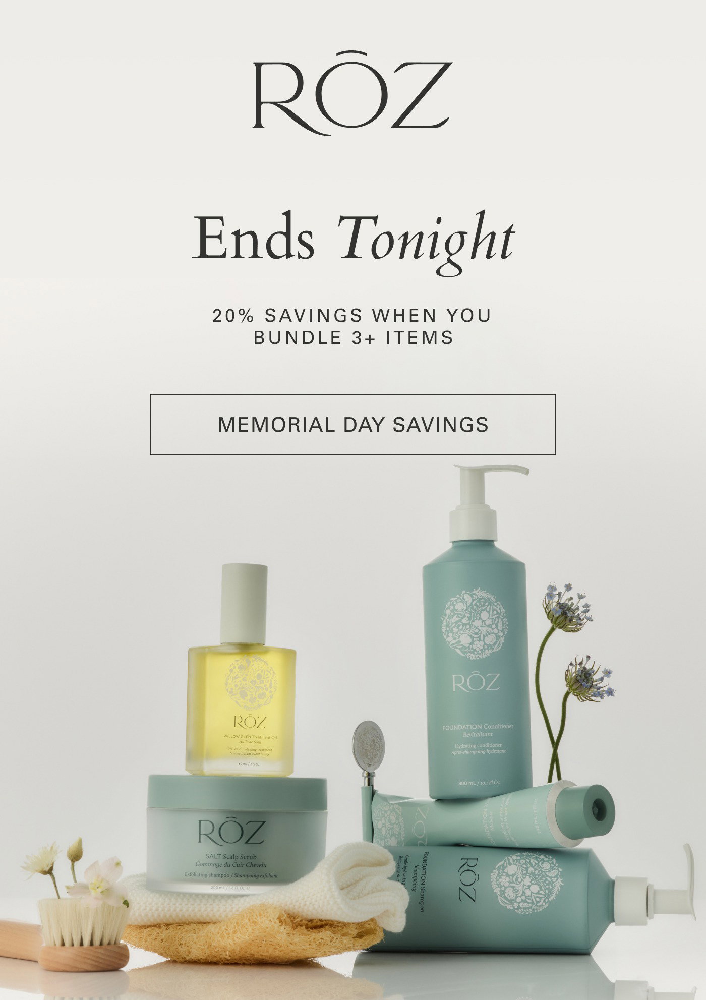 20% savings when you bundle 3+ items
