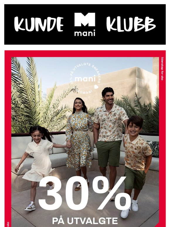 30% på utvalgte sommersneakers 🎉👟