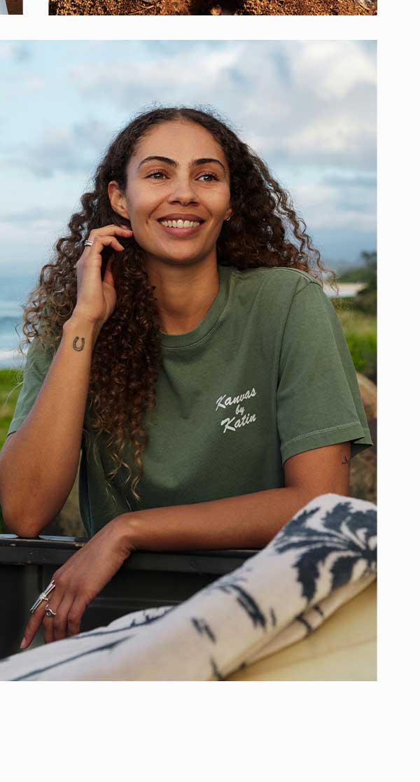 Female Model wearing our PCH Tee