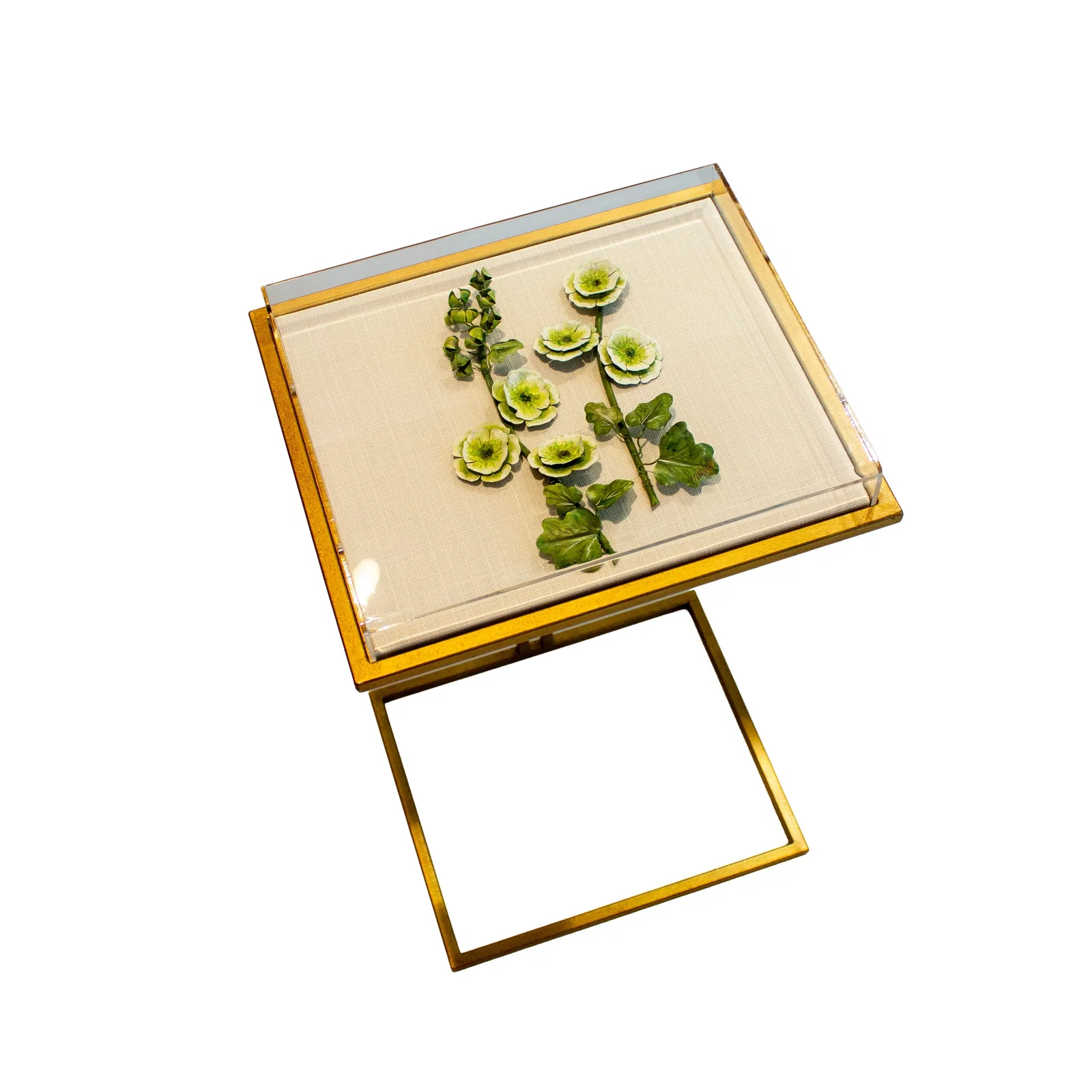 Image of Handmade Metal Table Hellebores