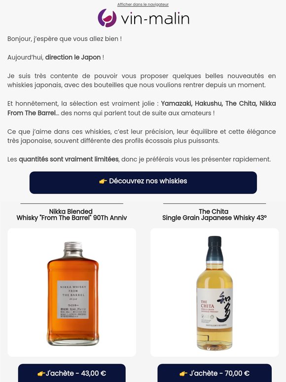 Yamazaki, Hakushu… le Japon est arrivé 🇯‍🇵