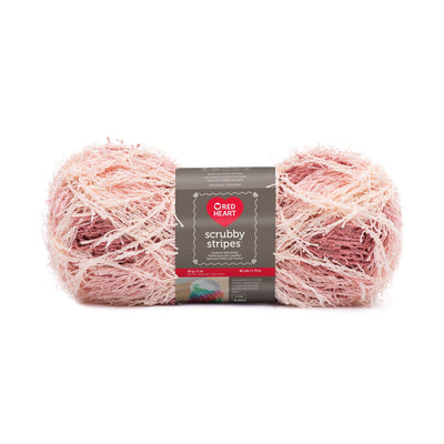 Red Heart Scrubby Stripes Yarn - Clearance Shades