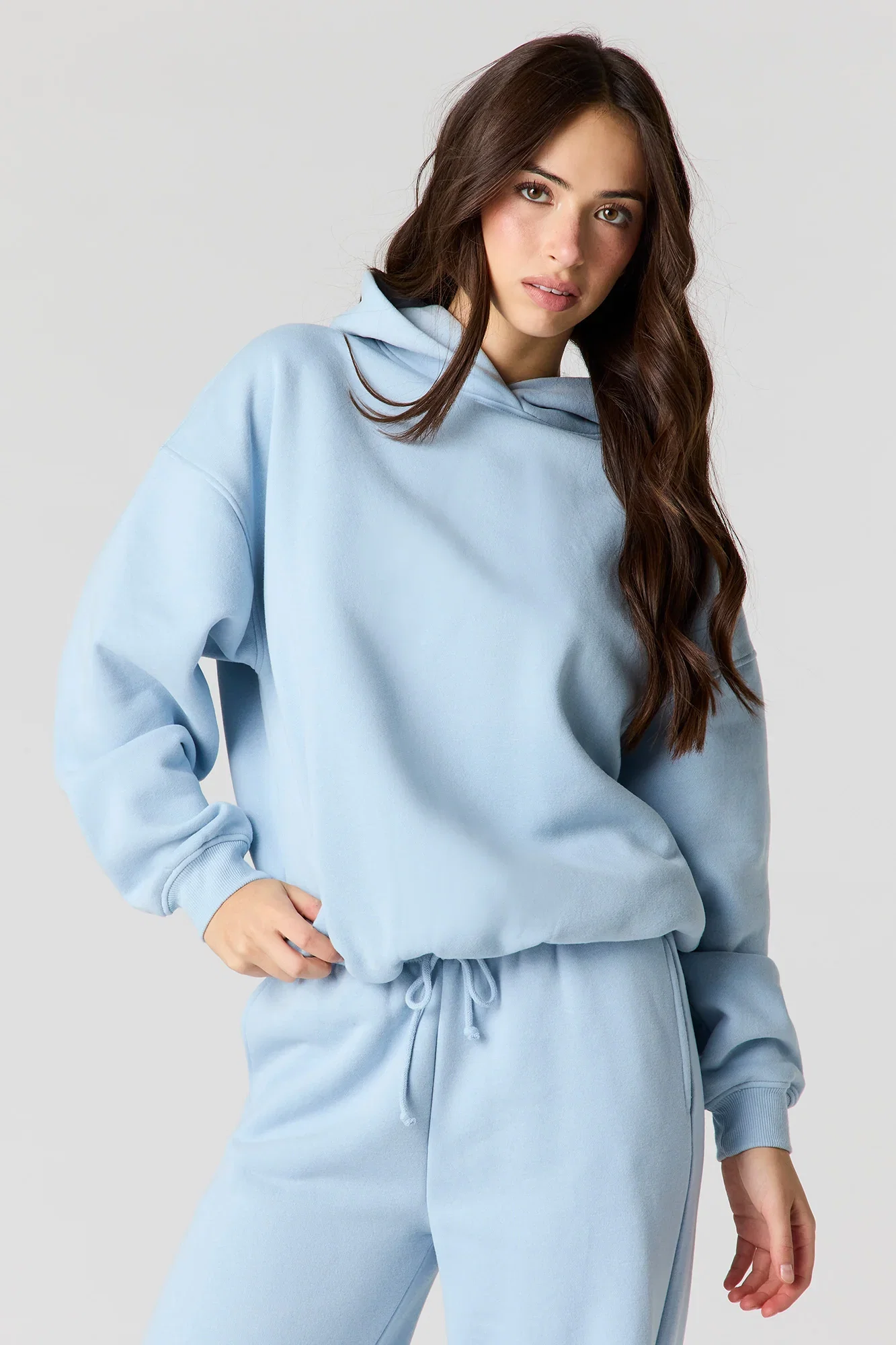 Image of Luxe Fleece Boxy Hoodie