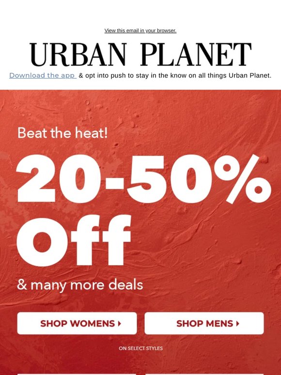 PSA: 20-50% off! 🎉