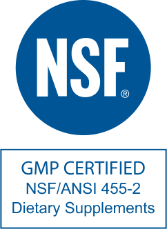 NSF GMP CERTIFIED | NSF/ANSI 455-2 Dietary Supplements