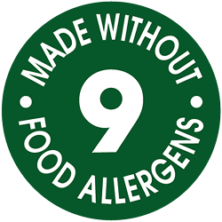 MADE WITHOUT 9 FOOD ALLERGENS