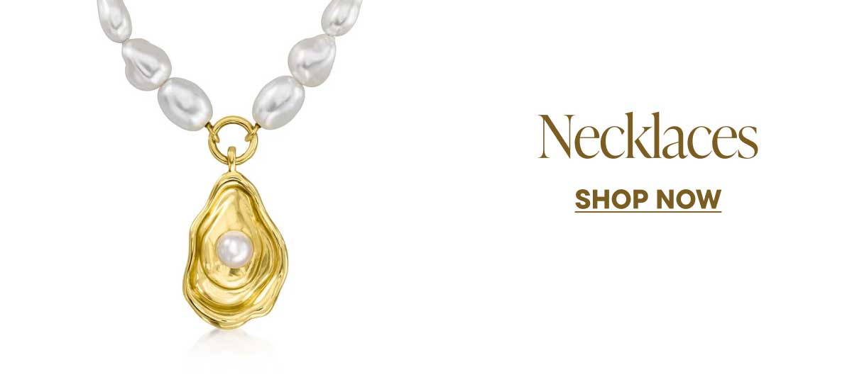 Necklaces. Shop Now