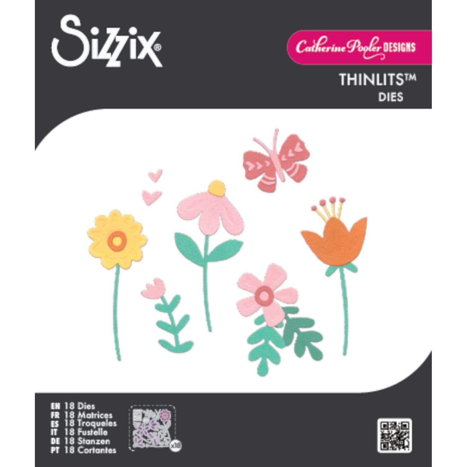 Thinlits Die Set Friendly Florals