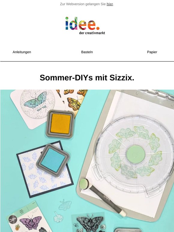 🌞 Sommer, Sonne, Sizzix-DIY!