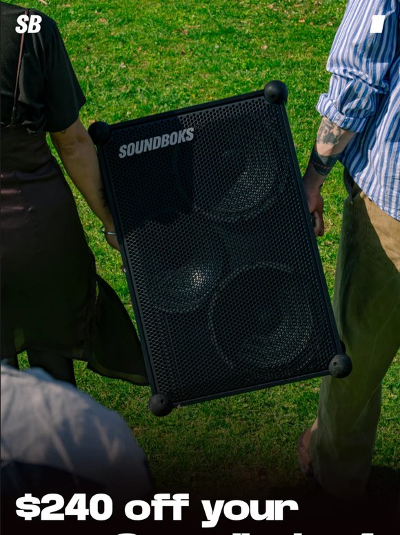 $240 off Soundboks 4