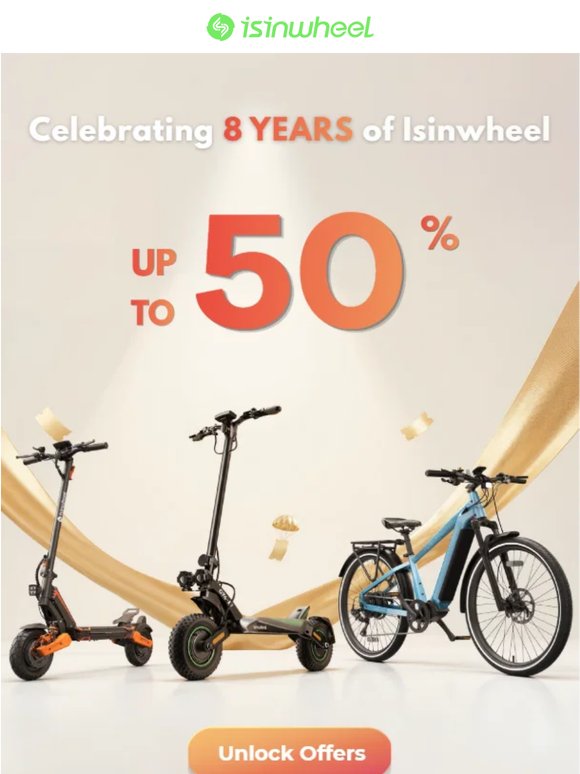 ⏰ It's Here: Big Savings for Our 8th Anniversary