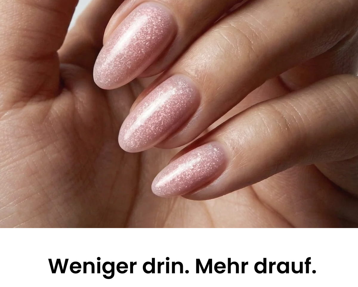 Weniger drin. Mehr drauf.