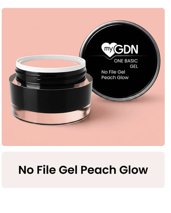 No File Gel Peach Glow