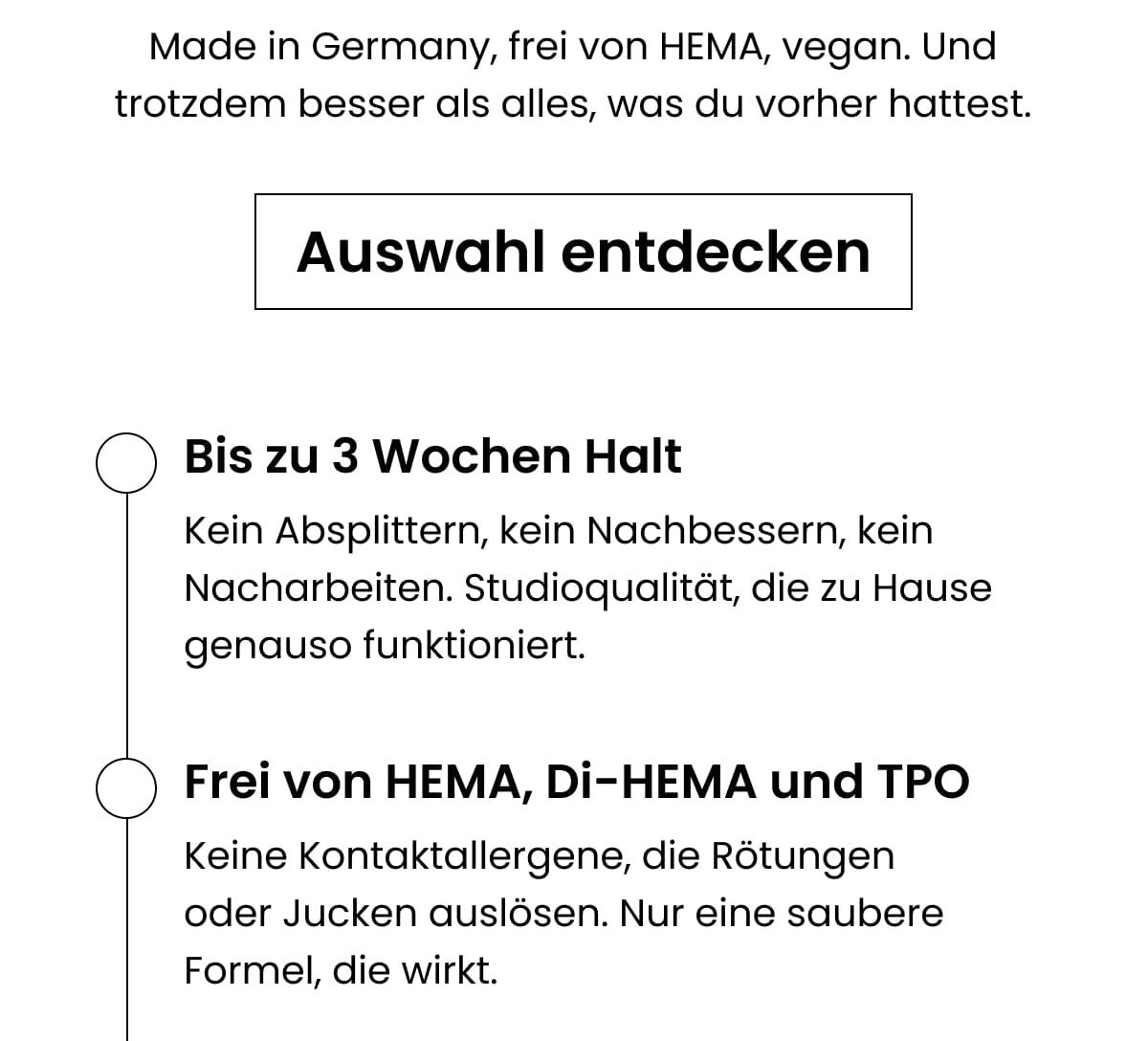 Auswahl entdecken