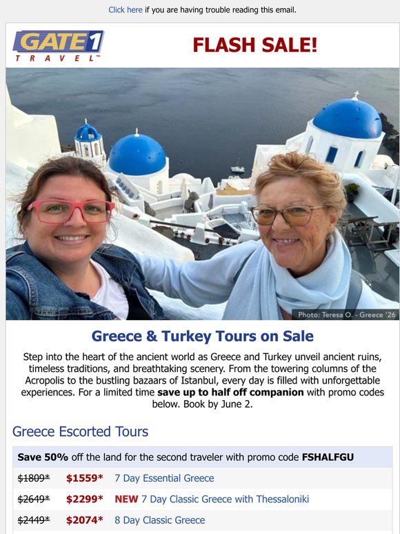 Greece & Turkey's Timeless Wonders Await | Book Now and Save!