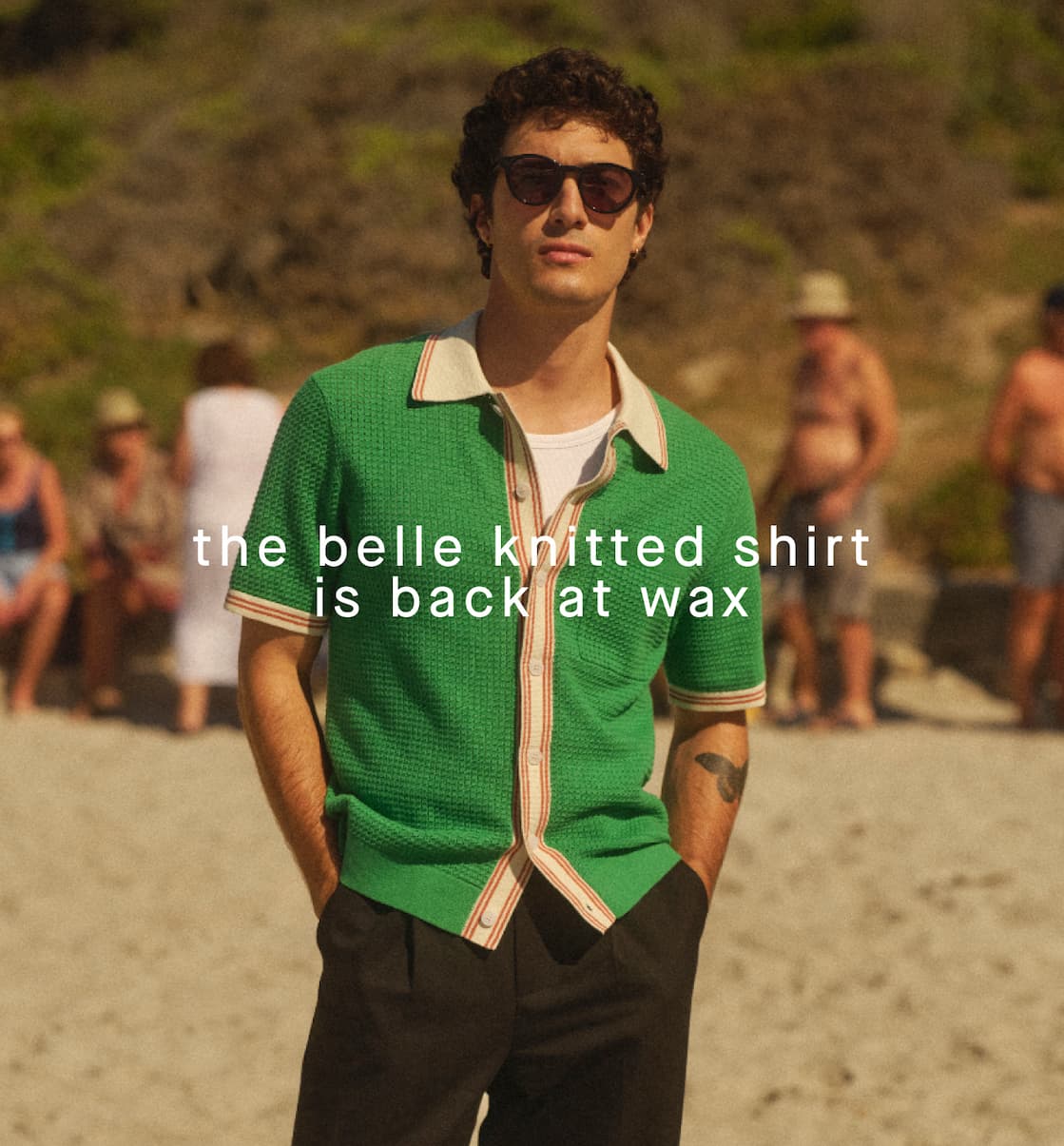 The Belle knitted shirt is back at Wax
