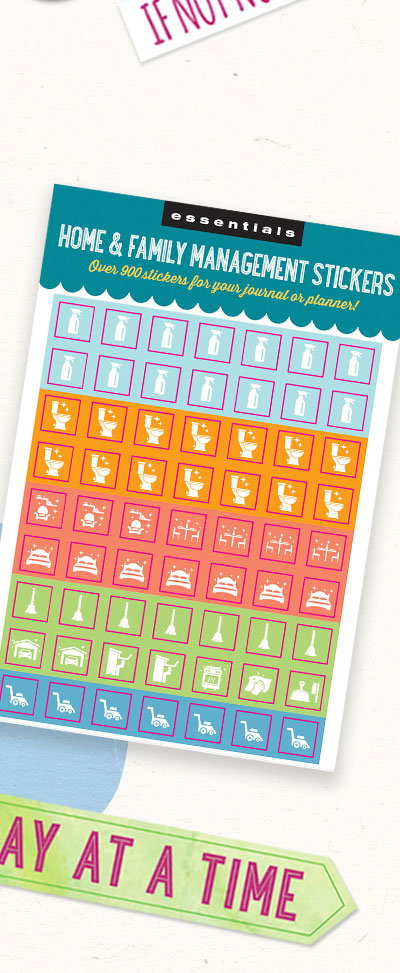 Home & Family Management Stickers