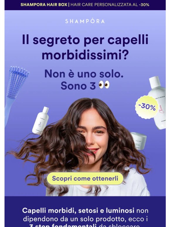 3 step per capelli MORBIDISSIMI