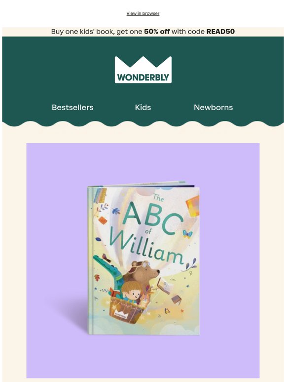 An alphabet adventure for a little one