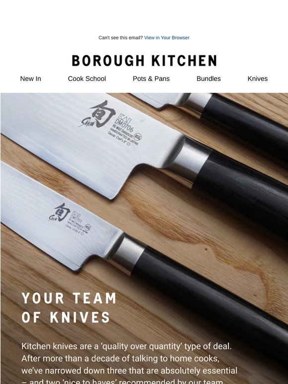 3 knives you need (and 2 you want)
