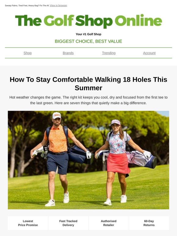 Seven Ways To Beat The Heat On The Course
