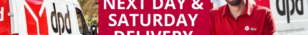 Next Day and Saturday Delivery Now Available