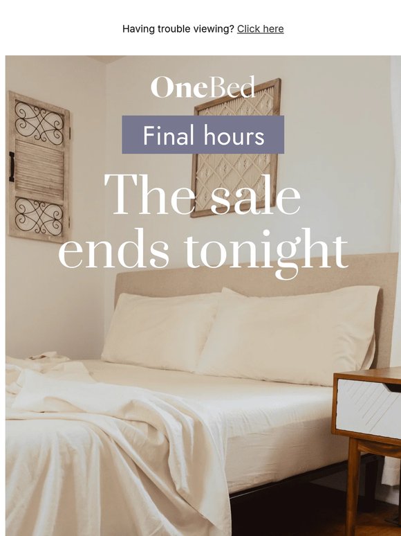 Memorial Day sale ends today