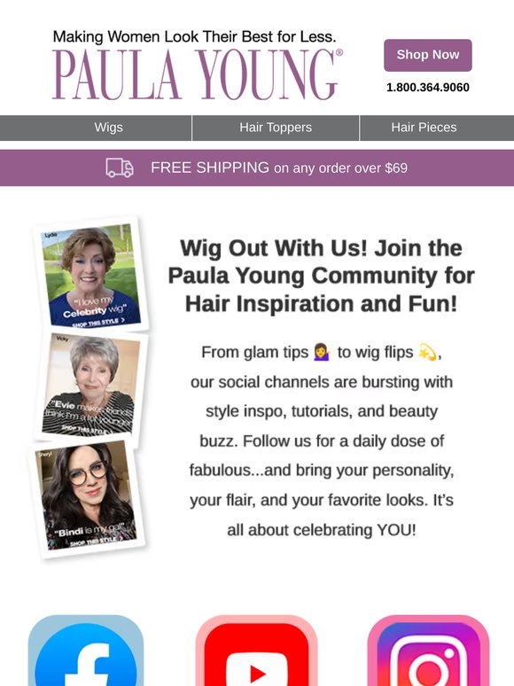 Stay Connected With Paula Young - Join Us on Social!