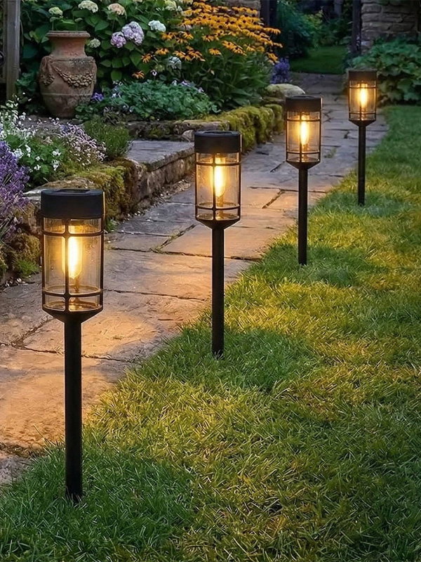 Solar stake lights