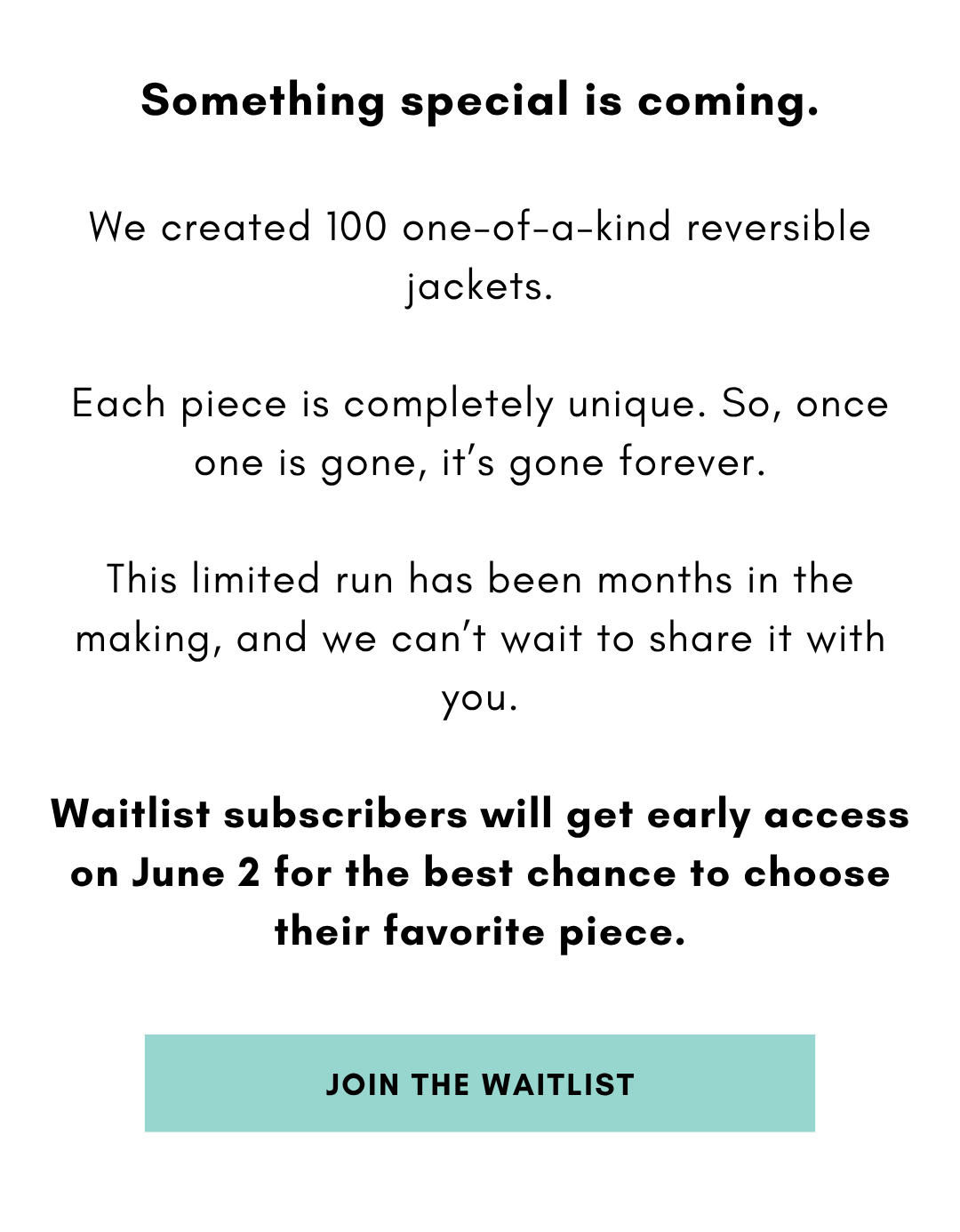 Sign up for early access